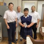 川口工業柔道部関田さんのインターハイ出場激励に母校川口工業高校に行って参りました。